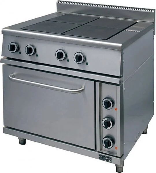 Плита эл. Rada ПЭ-724ШК, 4-х конфорочная, с духовым шкафом, конфорки 30х30 см, мощность 14 кВт.